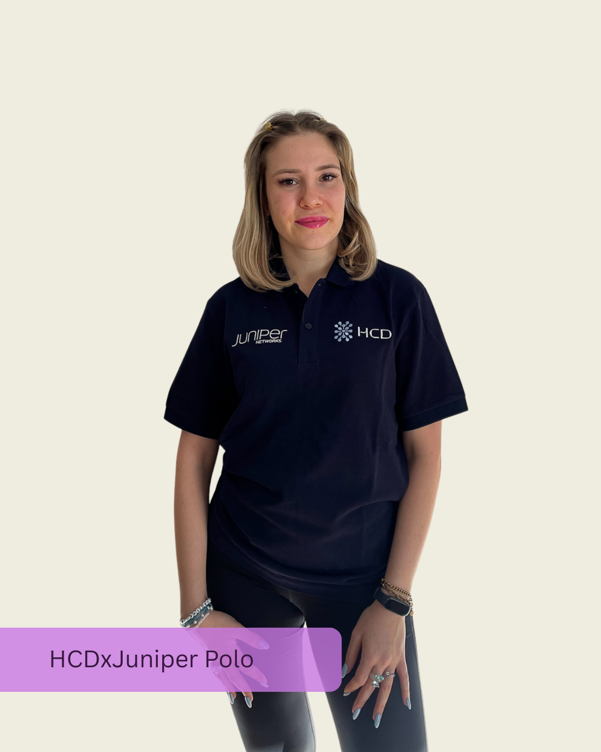 HCD Poloshirt (neues Logo) feat. Juniper Networks