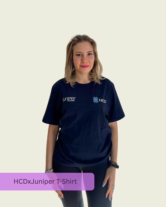 HCD T-Shirt (neues Logo) feat. Juniper Networks
