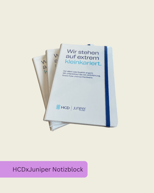 HCDxHPE Juniper Networking Notizblock „Kleinkariert“